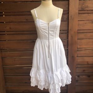 Tracy Feith cotton eyelet dress, WHT sz 5